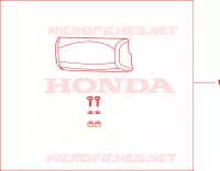 DOSSERET DE TOP CASE (LOW) pour Honda 125 VARADERO de 2007