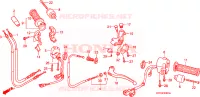 LEVIER DE GUIDON/COMMUTATEUR/CABLE(XL125V7/8) pour Honda 125 VARADERO de 2007