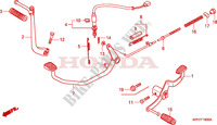PEDALE   KICK pour Honda INNOVA 125 de 2005