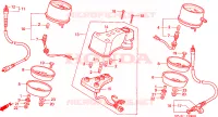 COMPTEUR pour Honda CB 250 TWO FIFTY de 2001