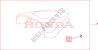 CAPOT DE SELLE REPSOL pour Honda CBR 125 BLUE de 2005
