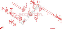 BARILLET DE SELECTION pour Honda CRF 230 F de 2011