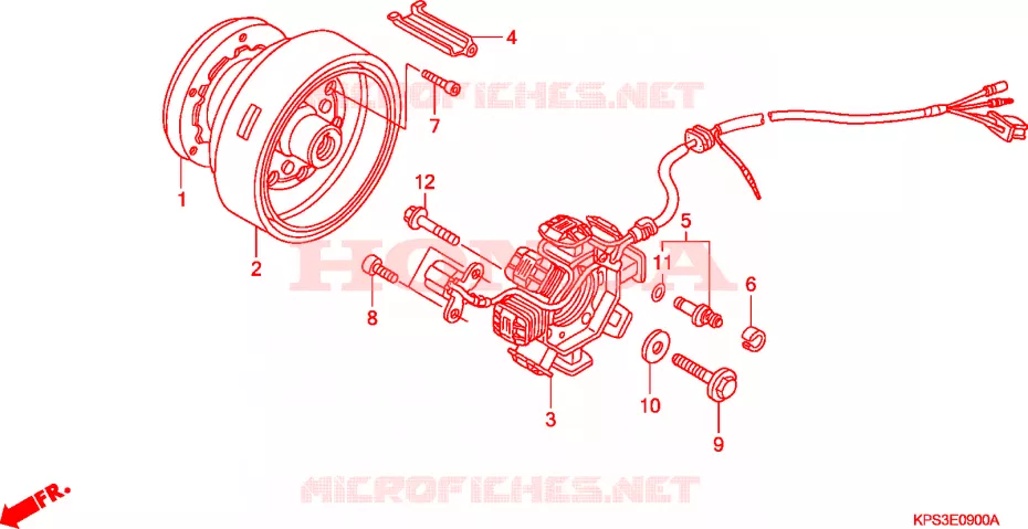 ALTERNATEUR Honda MOTO 230 CRF 2004  CRF230F4