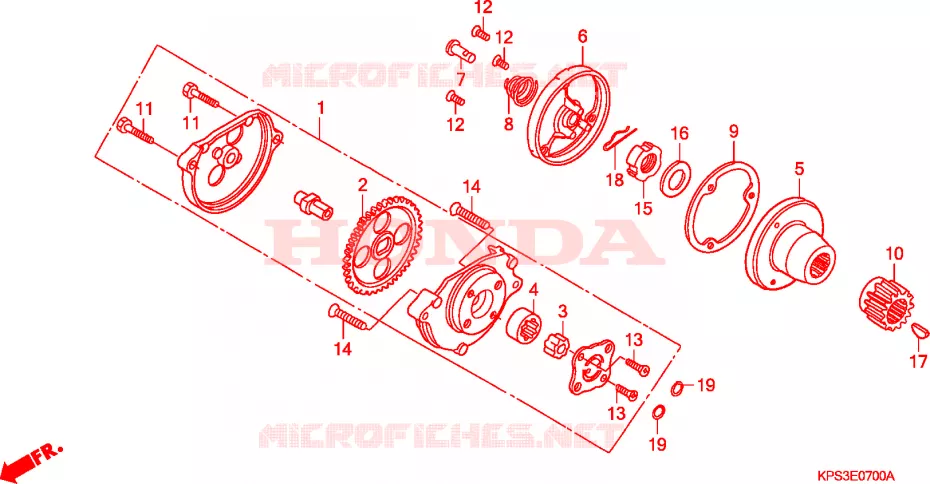 POMPE A HUILE Honda MOTO 230 CRF 2011  CRF230F9