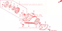 POMPE A HUILE pour Honda CN 250 HELIX de 1987