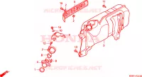 SILENCIEUX D'ECHAPPEMENT pour Honda SPAZIO 250 de 1999