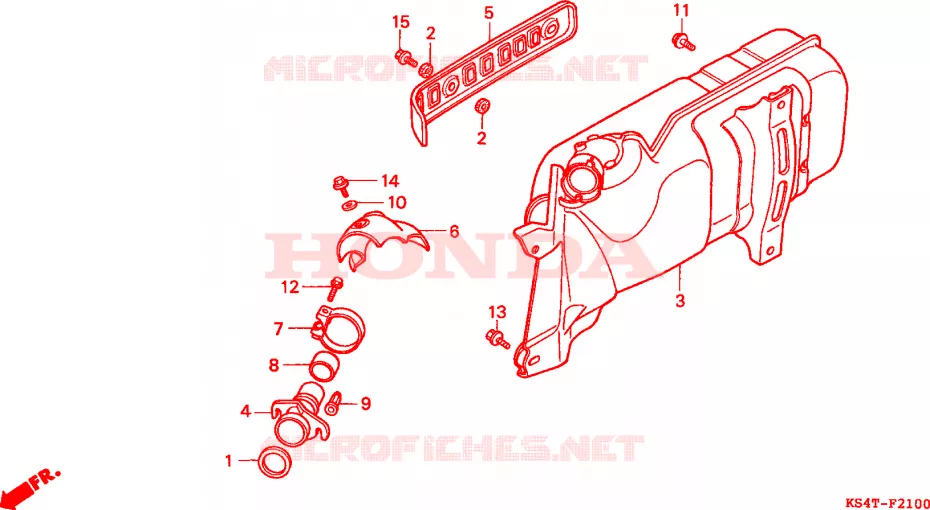 SILENCIEUX D'ECHAPPEMENT Honda SCOOTER 250 SPAZIO 1996  CN250T