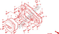 COUVERCLE DE CARTER MOTEUR DROIT pour Honda CRF 250 X de 2011