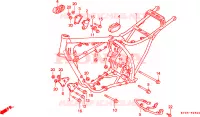 CADRE pour Honda XR 200 R de 2000