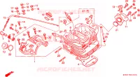 CULASSE pour Honda XR 200 R de 2000