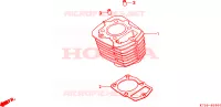 CYLINDRE pour Honda XR 200 R de 2000