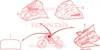 MARQUE(3) pour Honda XR 200 R de 1999