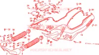 COUVERCLE LATERAL(1) pour Honda NSR 125 RAIDEN de 1991