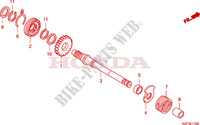 AXE DE KICK pour Honda INNOVA 125 de 2010