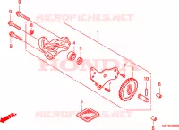 POMPE A HUILE pour Honda INNOVA 125 de 2012