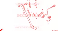 BEQUILLE(VT1100CS/CT) pour Honda VT 1100 SHADOW de 1995