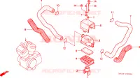 FILTRE A AIR SECONDAIRE pour Honda VT 1100 SHADOW C2 de 1997