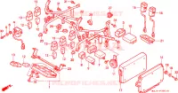 SOUTIEN DE CAPOT(ST1100AS) pour Honda PAN EUROPEAN ST 1100 ABS de 1995