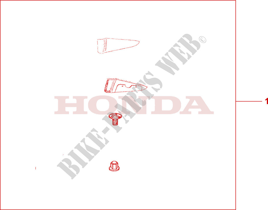 DEFLECTEUR DE RETROVISEUR pour Honda PAN EUROPEAN ST 1100 ABS de 1998