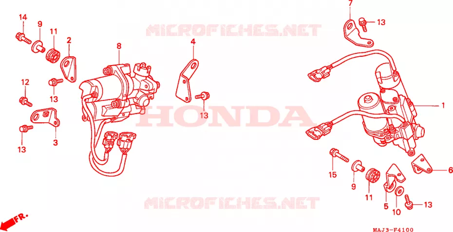 MODULATEUR ABS (ST1100AS) Honda MOTO 1100 PAN-EUROPEAN 1995  ST1100AS