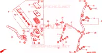 MAITRE CYLINDRE FREIN AV.(ST1100) pour Honda PAN EUROPEAN ST 1100 de 2000