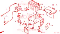 BATTERIE pour Honda CBR 600 de 1998