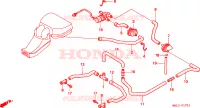 SOUPAPE D'ADMISSION pour Honda CBR 600 de 1998