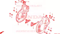 CACHES DISQUES (CL1500AW/SEW) pour Honda GL 1500 GOLD WING SE de 2000