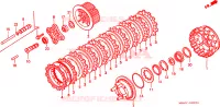 EMBRAYAGE pour Honda GL 1500 GOLD WING SE de 2000