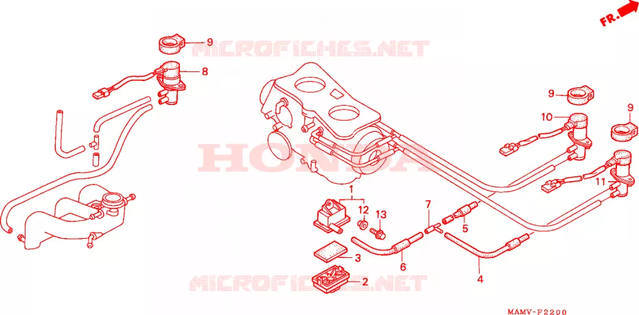 SOUPAPE D'ADMISSION Honda MOTO 1500 GOLD-WING 2000  GL1500SEY