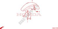 GARDE BOUE AVANT   CACHE DISQUE pour Honda DOMINATOR 650 NX de 2001