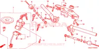 GUIDON   TE DE FOURCHE pour Honda CBR 919 RR FIREBLADE de 1998