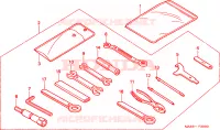 OUTIL pour Honda CBR 919 RR FIREBLADE de 1998