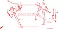 BEQUILLE pour Honda CBR 1100 SUPER BLACKBIRD de 2005