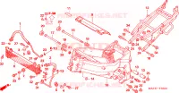 CADRE   RADIATEUR D'HUILE pour Honda CBR 1100 SUPER BLACKBIRD de 2005