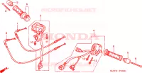 COMMODO   LEVIER   CABLE pour Honda CBR 1100 SUPER BLACKBIRD de 2005