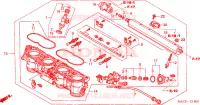 CORPS DE PAPILLON(ENS.) pour Honda CBR 1100 SUPER BLACKBIRD de 2005