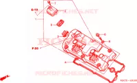 COUVRE CULASSE pour Honda CBR 1100 SUPER BLACKBIRD de 2005