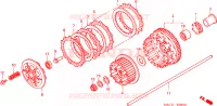EMBRAYAGE pour Honda CBR 1100 SUPER BLACKBIRD de 2005