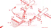SILENCIEUX D'ECHAPPEMENT pour Honda CBR 1100 SUPER BLACKBIRD de 2005