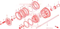 EMBRAYAGE(V/W) pour Honda CBR 1100 SUPER BLACKBIRD de 1997