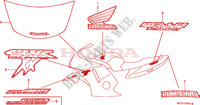 RAYURE/MARQUE(X/Y/1/2/3/4) pour Honda CBR 1100 SUPER BLACKBIRD de 2003