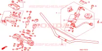GUIDON   TE DE FOURCHE pour Honda TRANSALP 600 34CV de 1996
