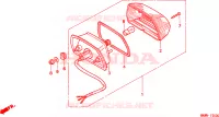 FEU ARRIERE pour Honda TRANSALP 600 de 1999