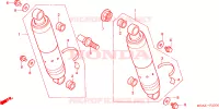AMORTISSEUR ARRIERE pour Honda SHADOW VT 750 DELUXE 2 TONES de 2001