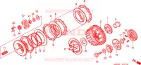 EMBRAYAGE pour Honda SHADOW VT 750 DELUXE 2 TONES de 2001