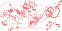 FEU ARRIERE  pour Honda NV 750 C de 2001