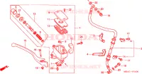 MAITRE CYLINDRE DE FREIN AVANT pour Honda SHADOW VT 750 DELUXE 2 TONES de 2001