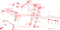 GUIDON   TE DE FOURCHE pour Honda SHADOW VT 750 de 1999