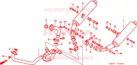 SILENCIEUX D'ECHAPPEMENT pour Honda VTR 1000 F de 2006